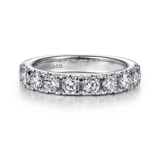 Gabriel - 14K White Gold Matching Wedding Band