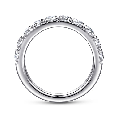 14K White Gold Matching Wedding Band