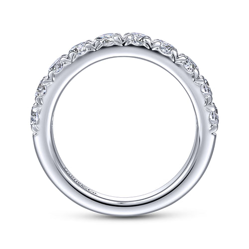 14K White Gold Matching Wedding Band
