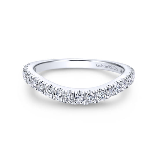 Gabriel - 14K White Gold Matching Wedding Band