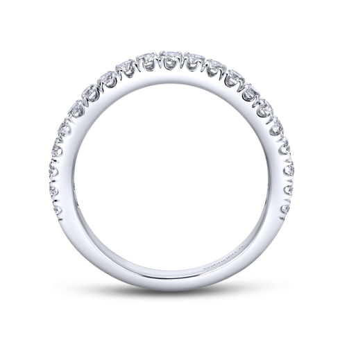 14K White Gold Matching Wedding Band