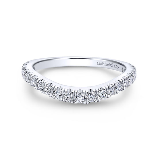 Gabriel - 14K White Gold Matching Wedding Band
