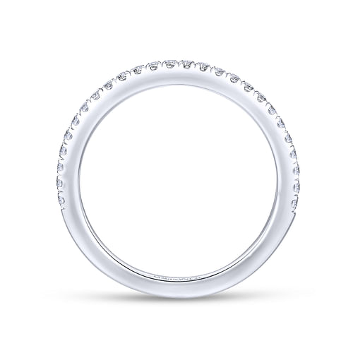 14K White Gold Matching Wedding Band