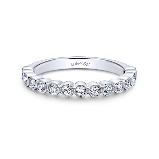 Gabriel - 14K White Gold Matching Wedding Band