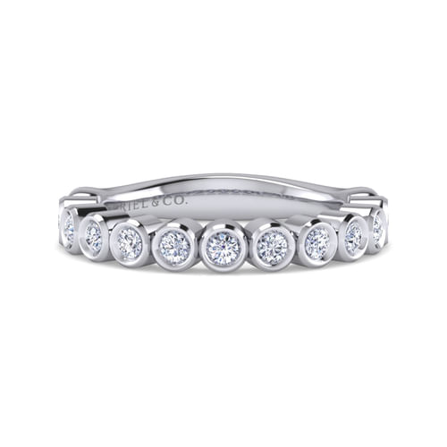 14K White Gold Matching Wedding Band