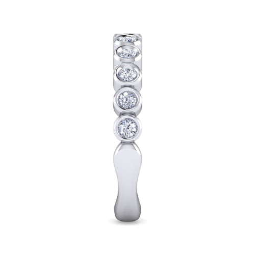 14K White Gold Matching Wedding Band