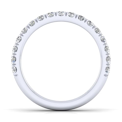 14K White Gold Matching Wedding Band