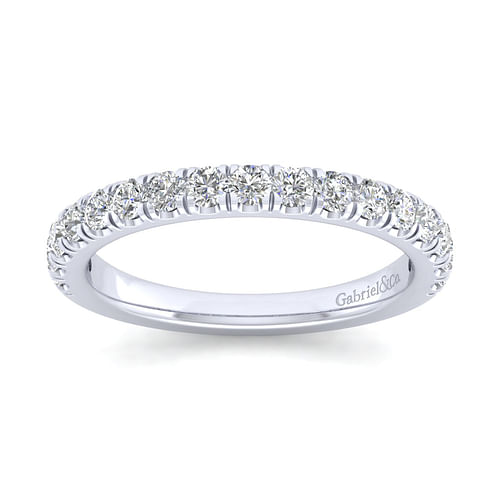 14K White Gold Matching Wedding Band