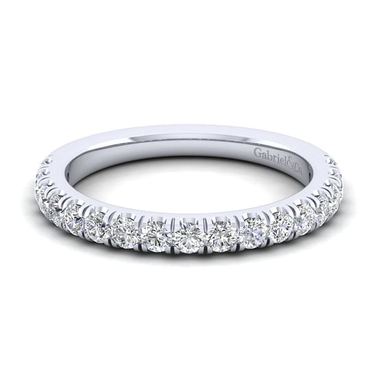 Gabriel - 14K White Gold Matching Wedding Band