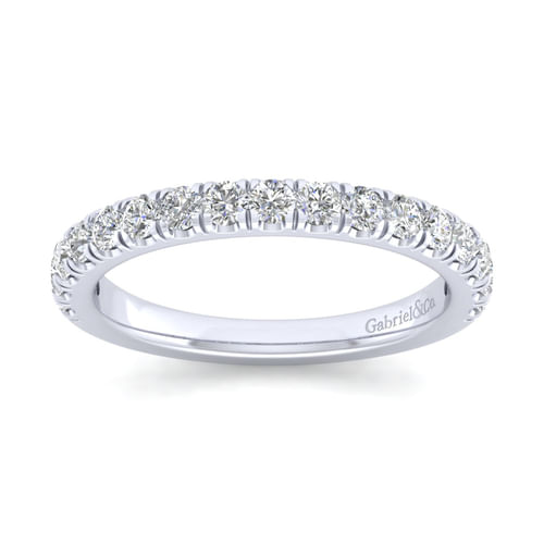 14K White Gold Matching Wedding Band