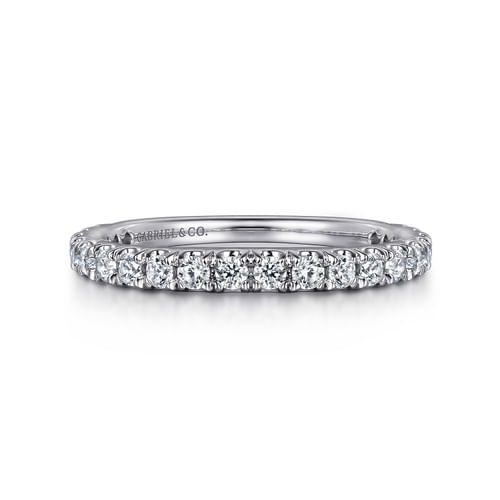 14K White Gold Matching Wedding Band