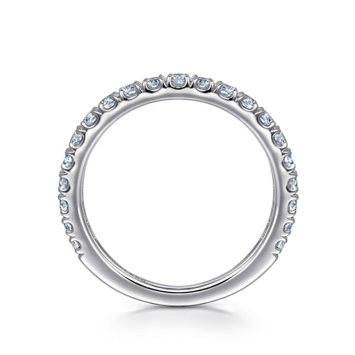 14K White Gold Matching Wedding Band