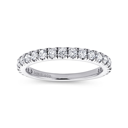 14K White Gold Matching Wedding Band