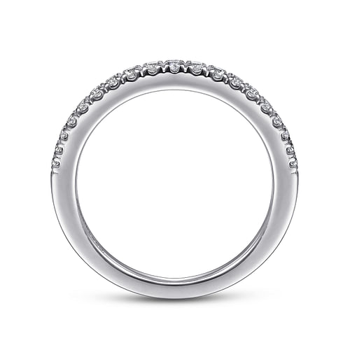 14K White Gold Matching Wedding Band