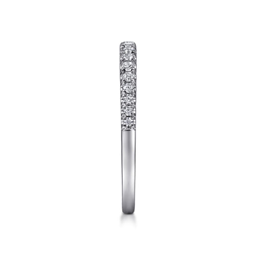 14K White Gold Matching Wedding Band