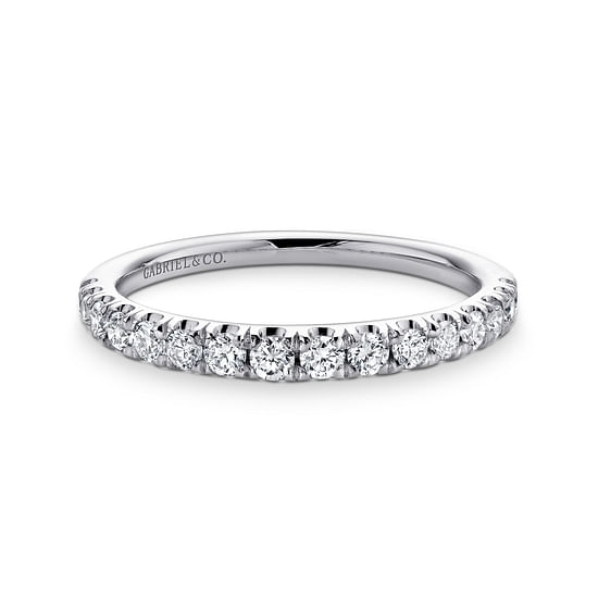 Gabriel - 14K White Gold Matching Wedding Band