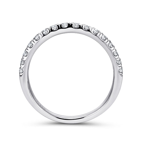 14K White Gold Matching Wedding Band