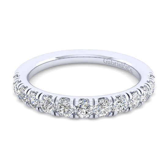 Gabriel - 14K White Gold Matching Wedding Band