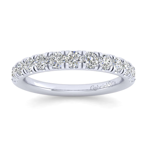 14K White Gold Matching Wedding Band