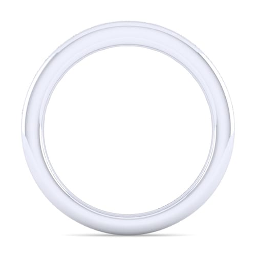 14K White Gold Matching Wedding Band
