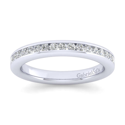 14K White Gold Matching Wedding Band