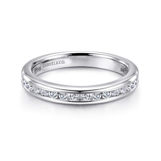 Gabriel - 14K White Gold Matching Wedding Band