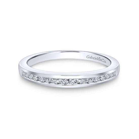 Gabriel - 14K White Gold Matching Wedding Band