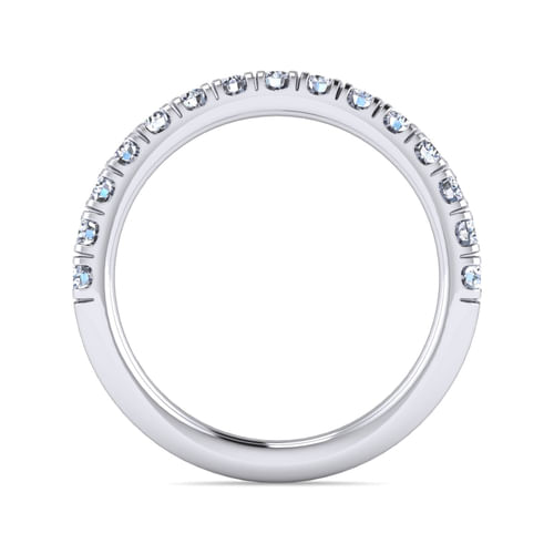 14K White Gold Matching Wedding Band