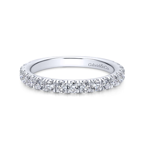 14K White Gold Matching Wedding Band