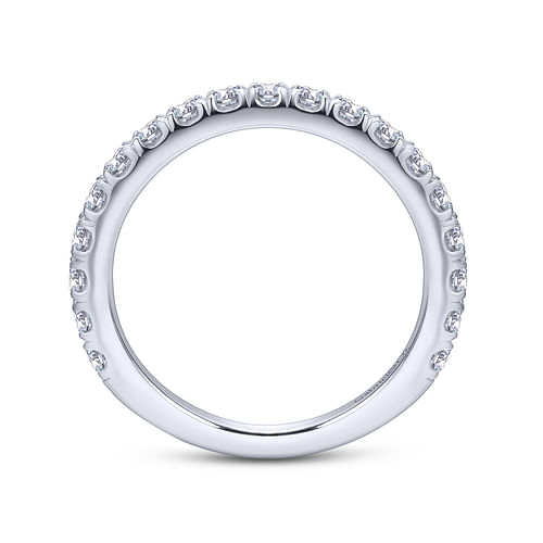 14K White Gold Matching Wedding Band