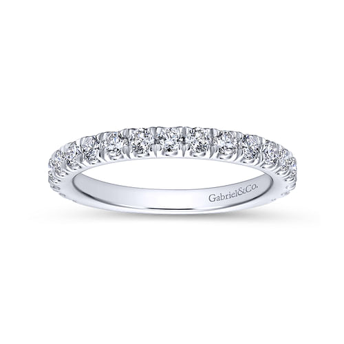 14K White Gold Matching Wedding Band