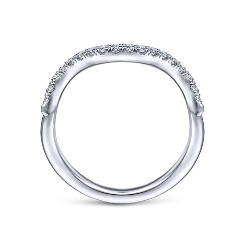 14K White Gold Matching Wedding Band