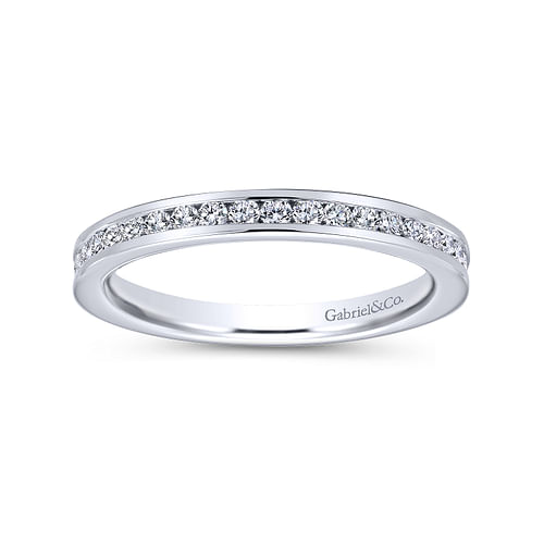 14K White Gold Matching Wedding Band