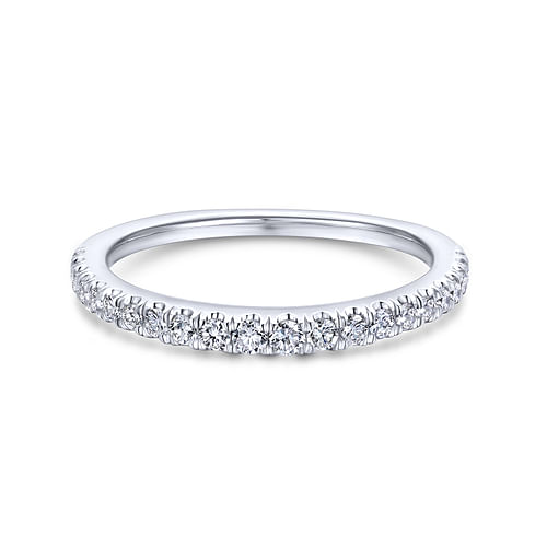 14K White Gold Matching Wedding Band