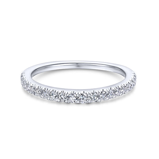 Gabriel - 14K White Gold Matching Wedding Band