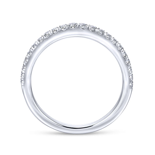 14K White Gold Matching Wedding Band