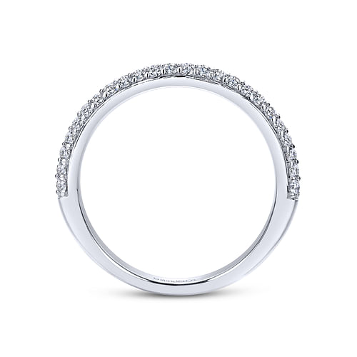 14K White Gold Matching Wedding Band