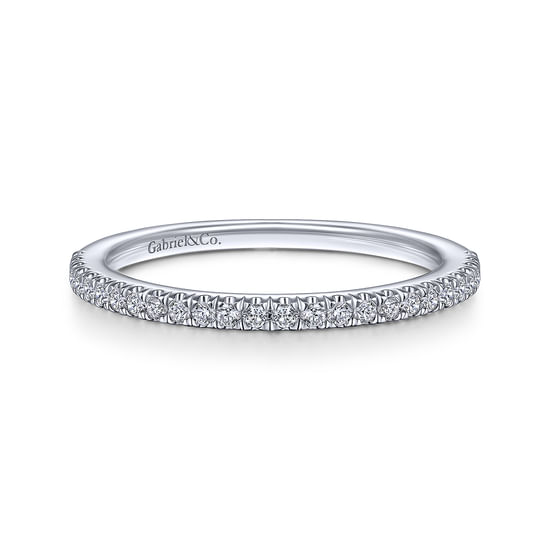 Gabriel - 14K White Gold Matching Wedding Band