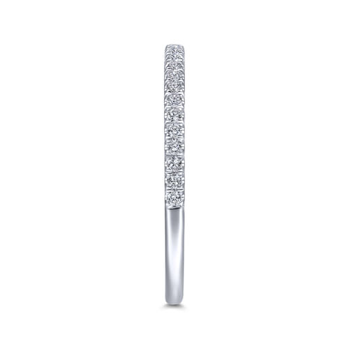 14K White Gold Matching Wedding Band