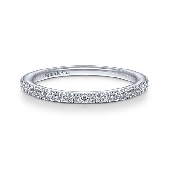 Gabriel - 14K White Gold Matching Wedding Band