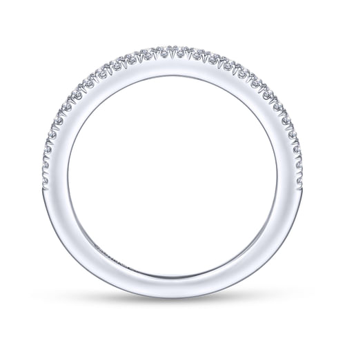 14K White Gold Matching Wedding Band