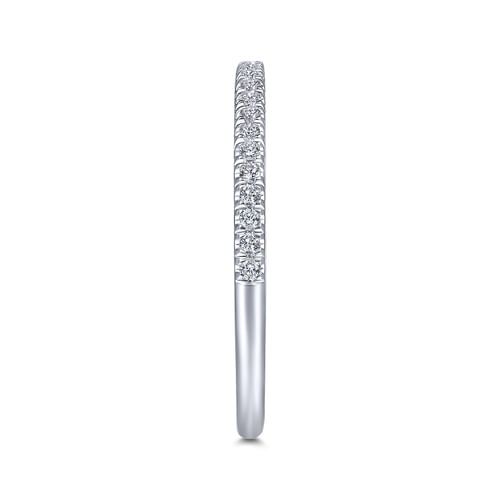 14K White Gold Matching Wedding Band