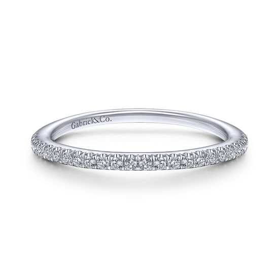 Gabriel - 14K White Gold Matching Wedding Band