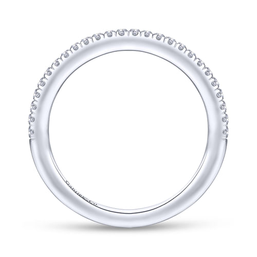 14K White Gold Matching Wedding Band