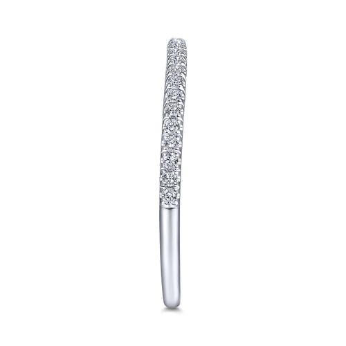 14K White Gold Matching Wedding Band