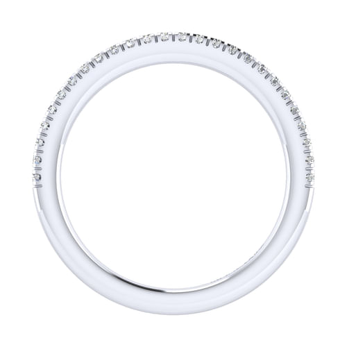 14K White Gold Matching Wedding Band