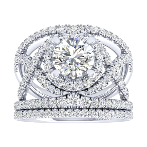 14K White Gold Matching Wedding Band