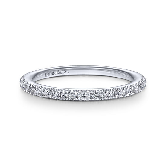 Gabriel - 14K White Gold Matching Wedding Band