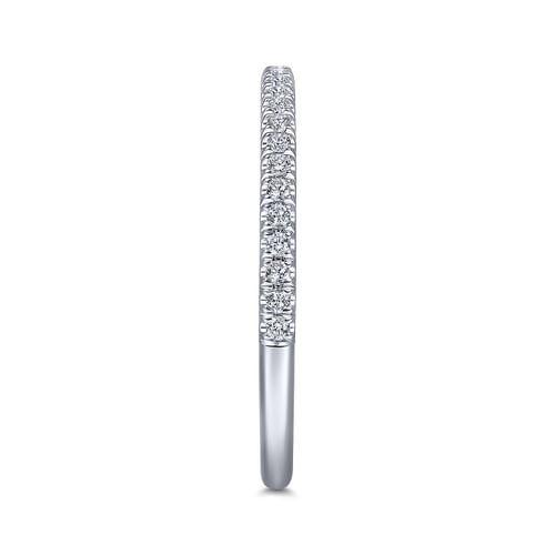 14K White Gold Matching Wedding Band