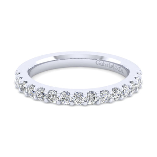 14K White Gold Matching Wedding Band